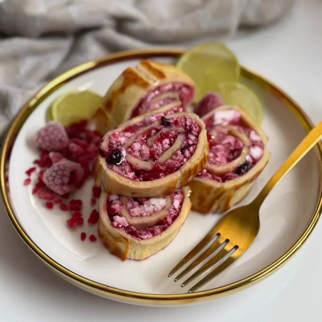 Blechpfannkuchen ohne Mehl: glutenfrei und kohlenhydratreduziert