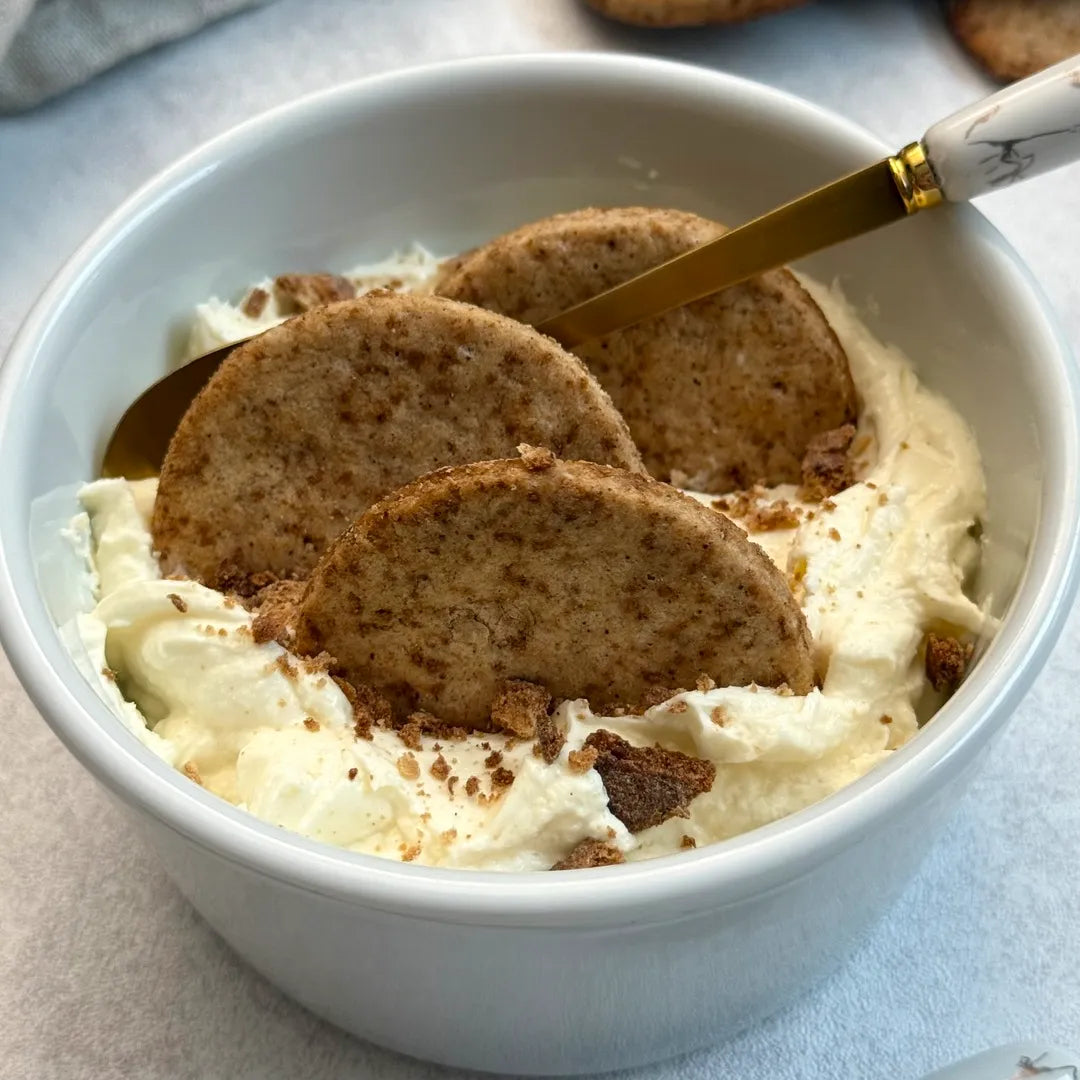 Japanischer Cheesecake im Glas mit Fibriya Ballaststoffmix