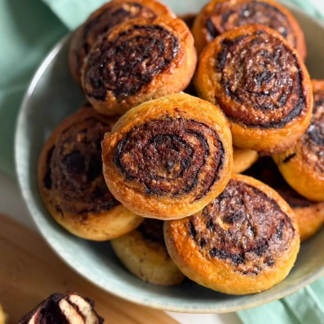 Kakaoschnecken aus Fibriya Universal Ballaststoffmix