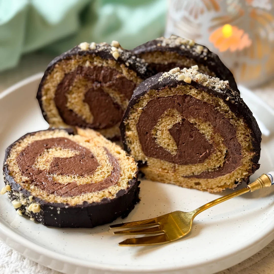 Low-Carb Biskuitrolle aus Fibriya Ballaststoffmix