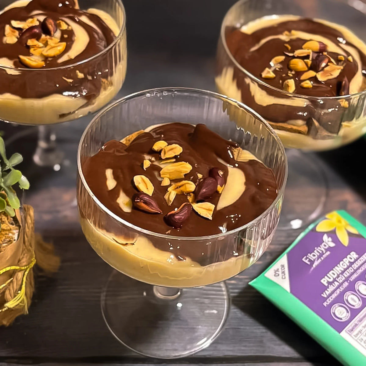 Fibriya Puddingpulver Schokolade – Keto Dessert 40g