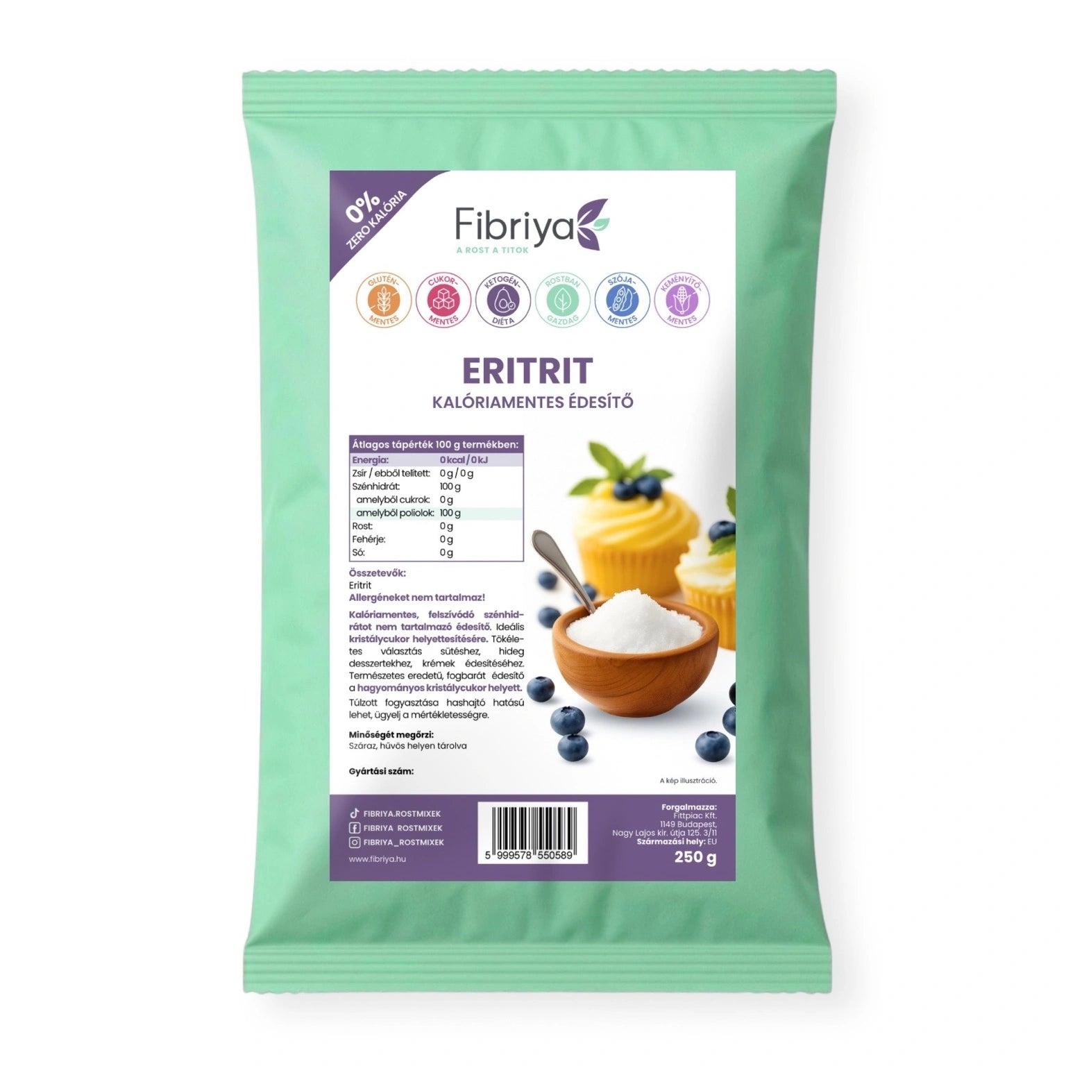 Fibriya Erythrit 250g