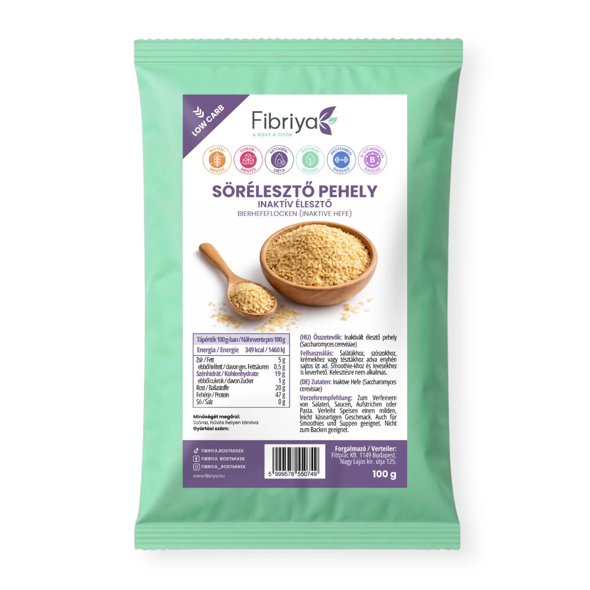 Fibriya Bierhefeflocken - Inaktive Hefe 100 g – Fibriya.de